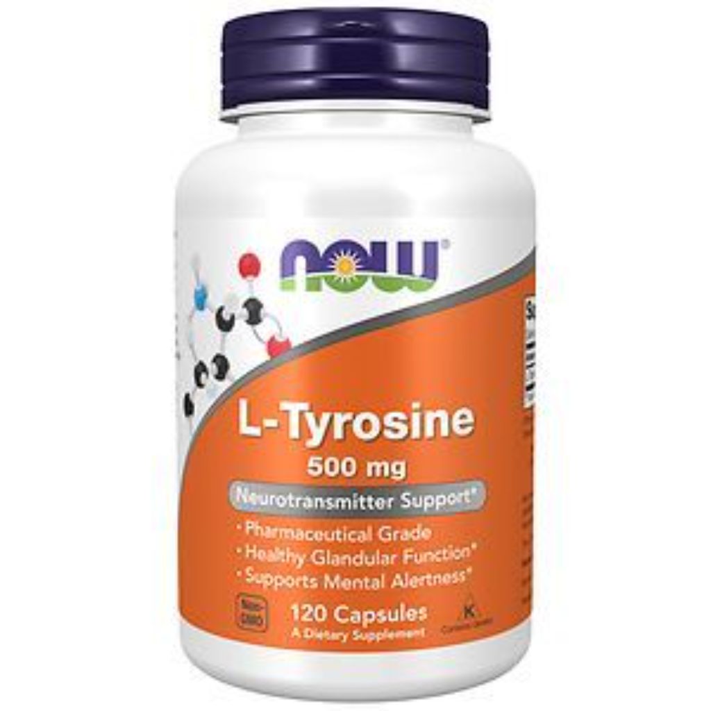 Now Foods: L-Tyrosine Neurotransmitter Support 500 mg, 120 Caps