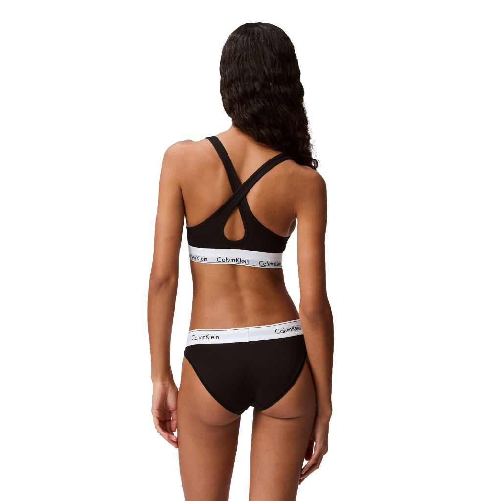 Calvin Klein Women's Modern Cotton Stretch Bikini Panties - Black, XL (One Pair)