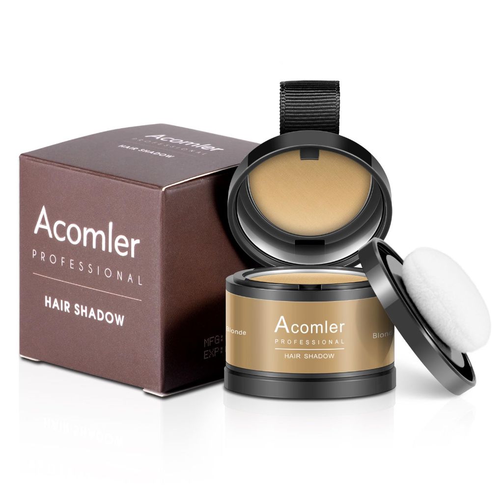 Acomler Root Cover Up Hair Powder for Thinning, Grey Hair - (Blonde)