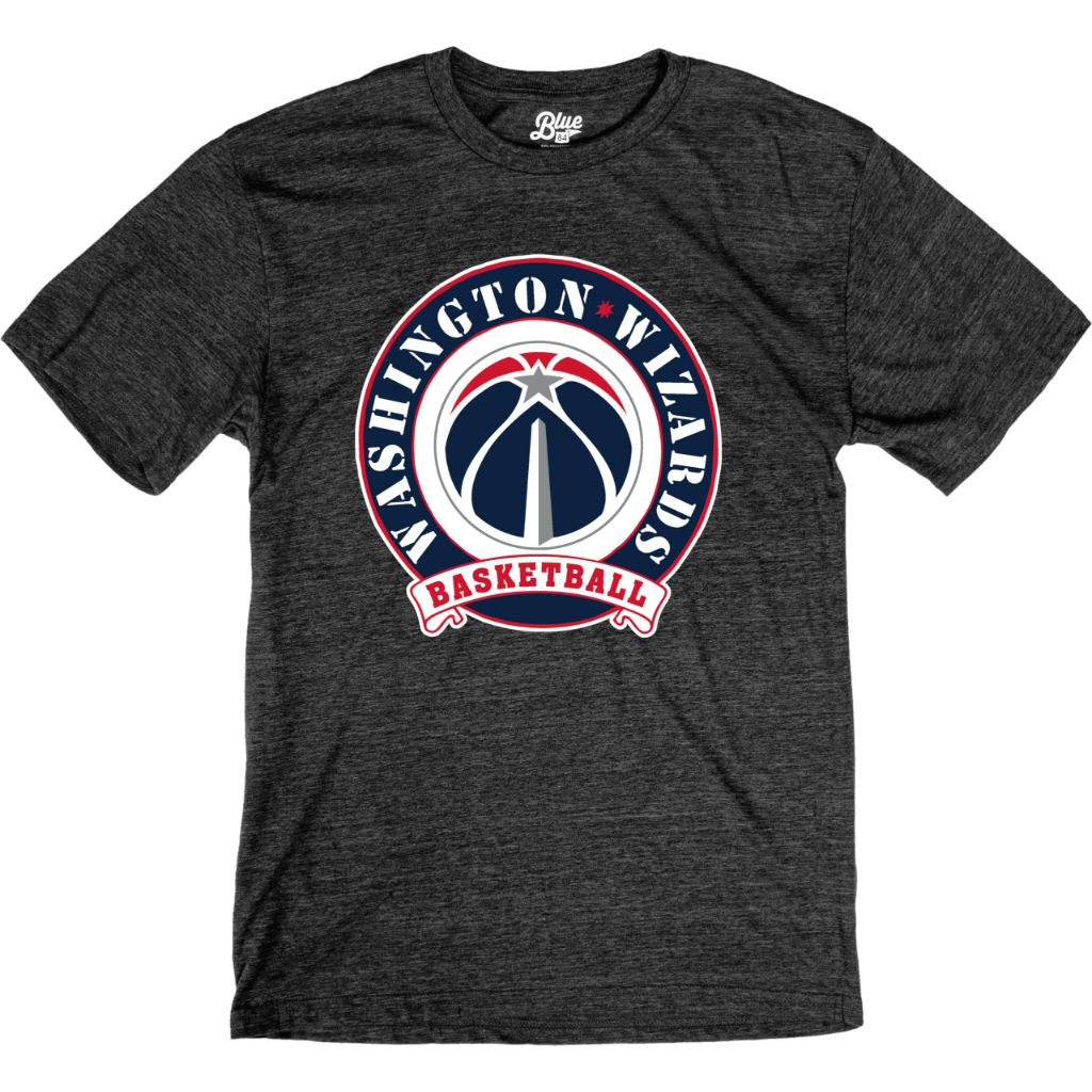 Washington Wizards NBA Officially Licensed Tri-Blend T-Shirt Black, XX-Large