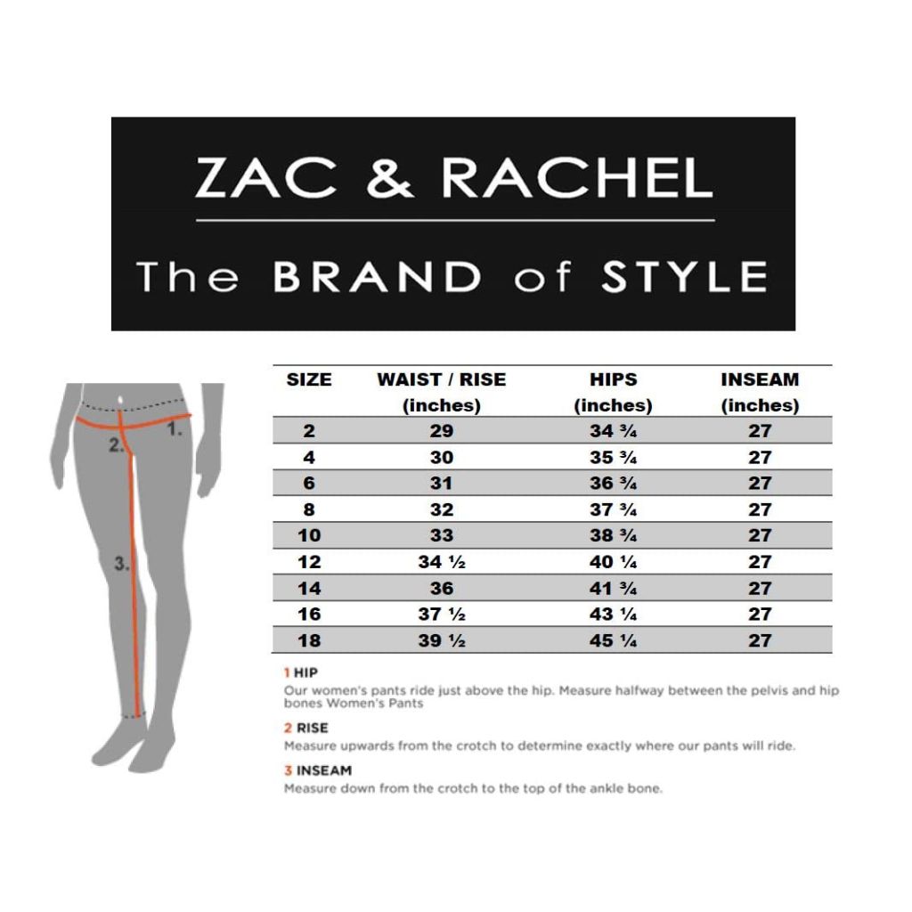 Zac & Rachel Women's Pull-On Ankle Length Pants, Black, 6