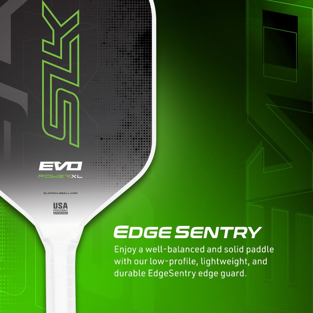 Selkirk Sport SLK Evo Power XL Pickleball Paddle by Selkirk Sport | G9 Power Carbon Fiber Pickleball Paddle, Power Green XL