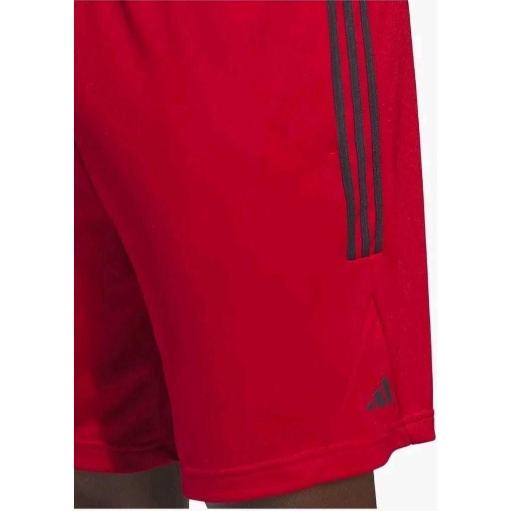 adidas Originals Men's Legends 3-Stripes 9" Shorts - Better Scarlet/Aurora Black, 3XL