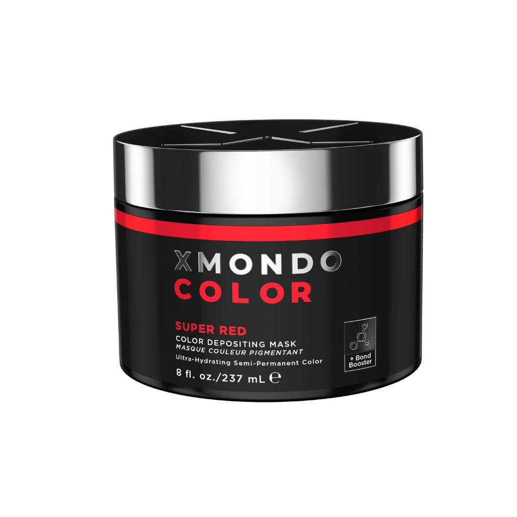 XMONDO Hair Color Semi Permanent Color, Super Red, 8 Fl Oz 1-Pack