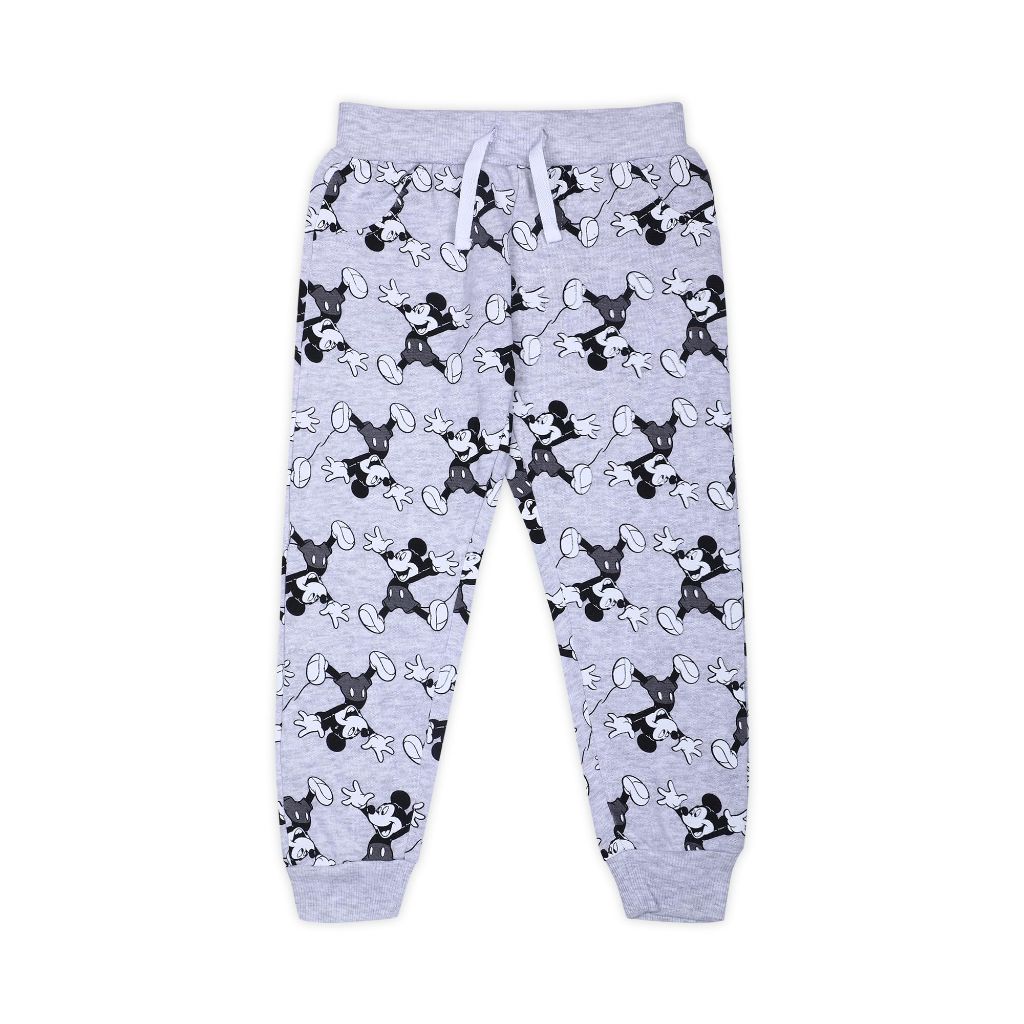 Disney Mickey Mouse Boys 2 Pack Pants for Toddler and Little Kids Light Grey, 3T