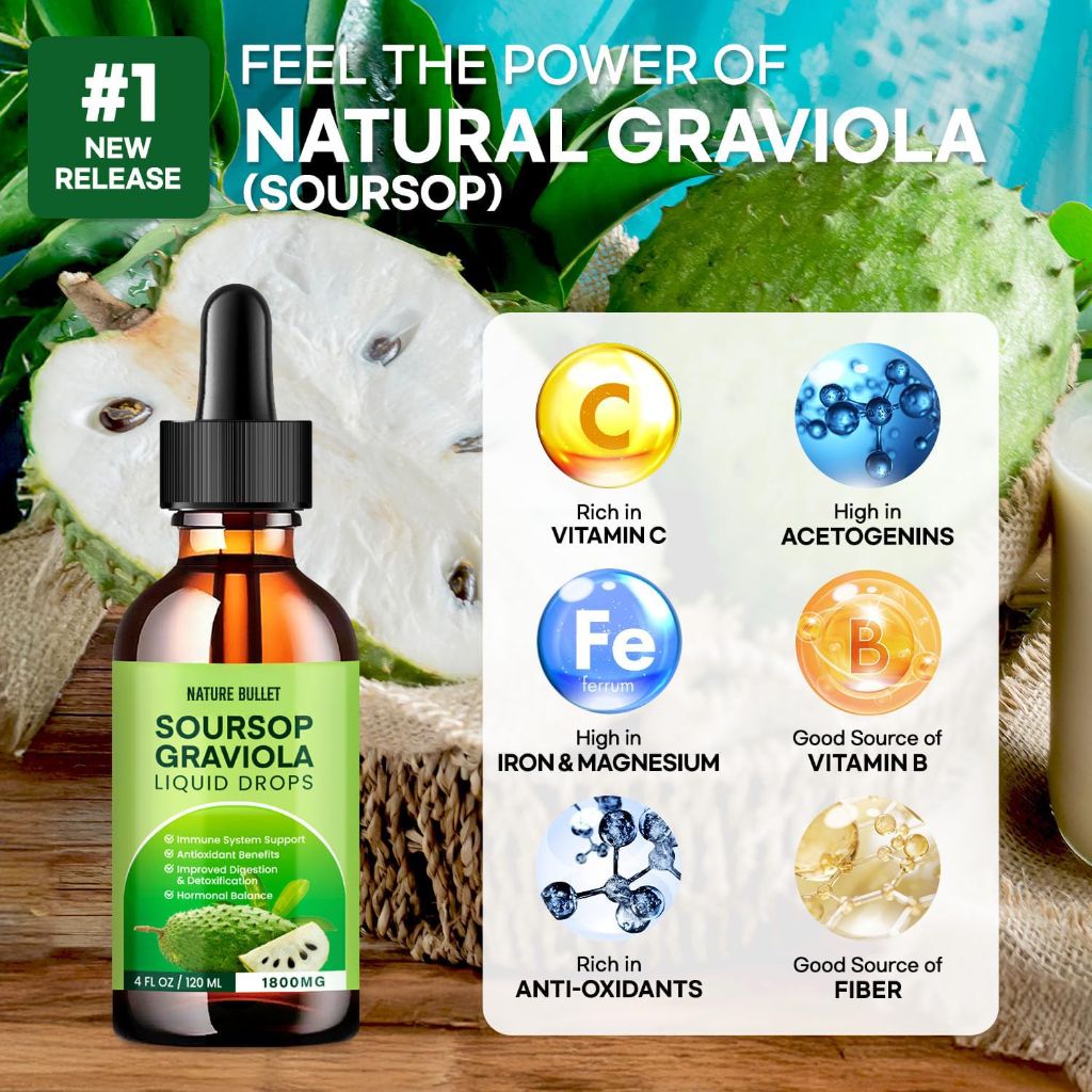 Soursop Bitters Liquid Organic Extract - 120 ML