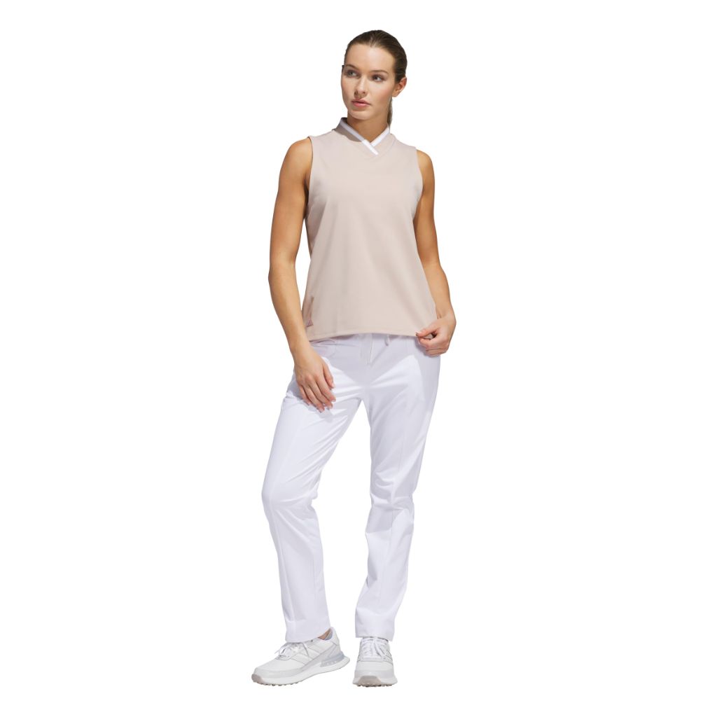 Adidas Women's Go-to Polo Shirt, Wonder Taupe, X-Small