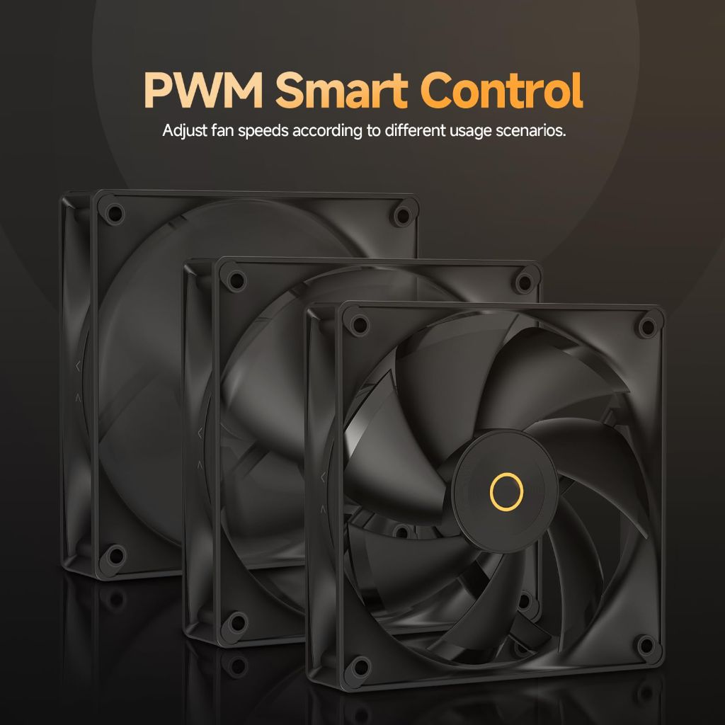 Ocypus Delta F12 ARGB 120 mm PC Case Fan | Black -1PK