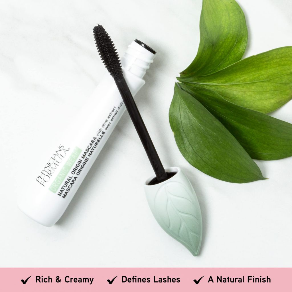 Physicians Formula Organic Wear Lash-Boosting All Natural Mascara - Natural Origin Black