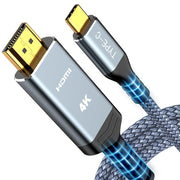 Highwings USB C to HDMI Cable 6.6FT(4K@60Hz), [Thunderbolt 3/4 Compatible]