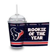 Rico Industries NFL Football Houston Texans Rookie of The Year 12oz Acrylic Tumbler