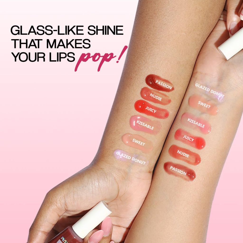 L.A. Girl Glazed Lippie Lip Serum, Nudie GLG955