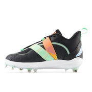 New Balance Men's FuelCell Lindor V2 Metal Baseball Shoe, Black/Neon Dragonfly/Electric Jade, 15 W