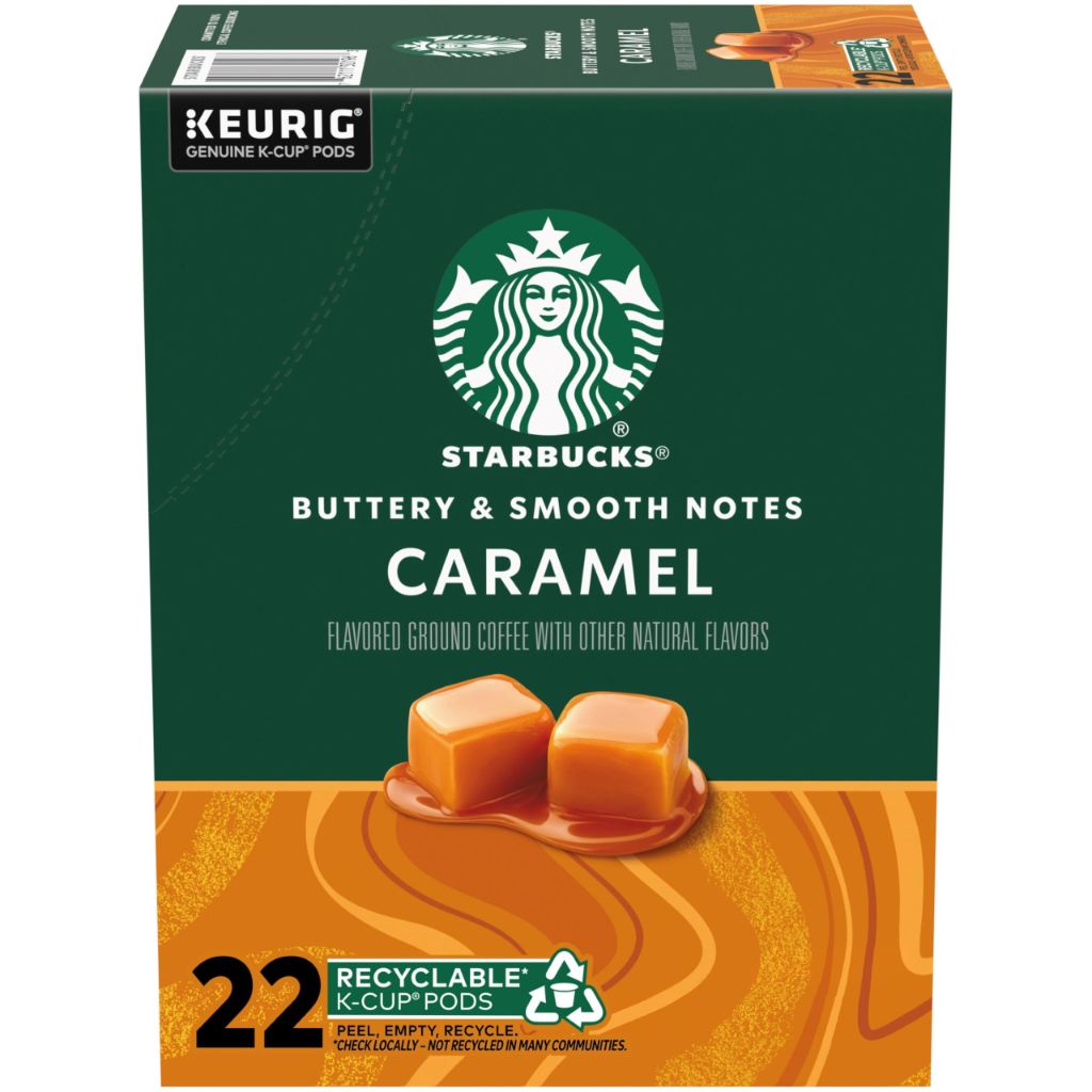 Starbucks Caramel Keurig K-Cup Coffee Pods, 22ct.