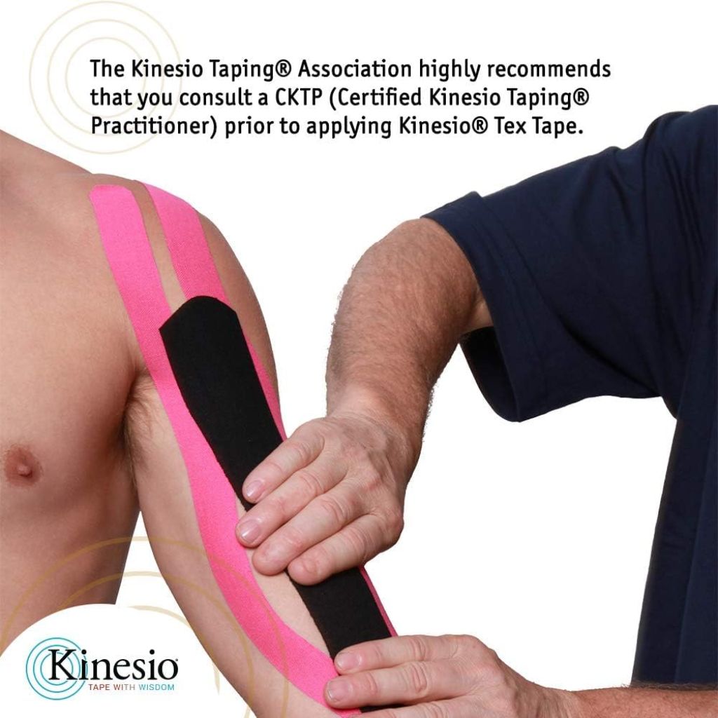 Kinesio Taping - Elastic Therapeutic Athletic Tape Tex Gold FP - Beige – 2 in. x 16.4 ft