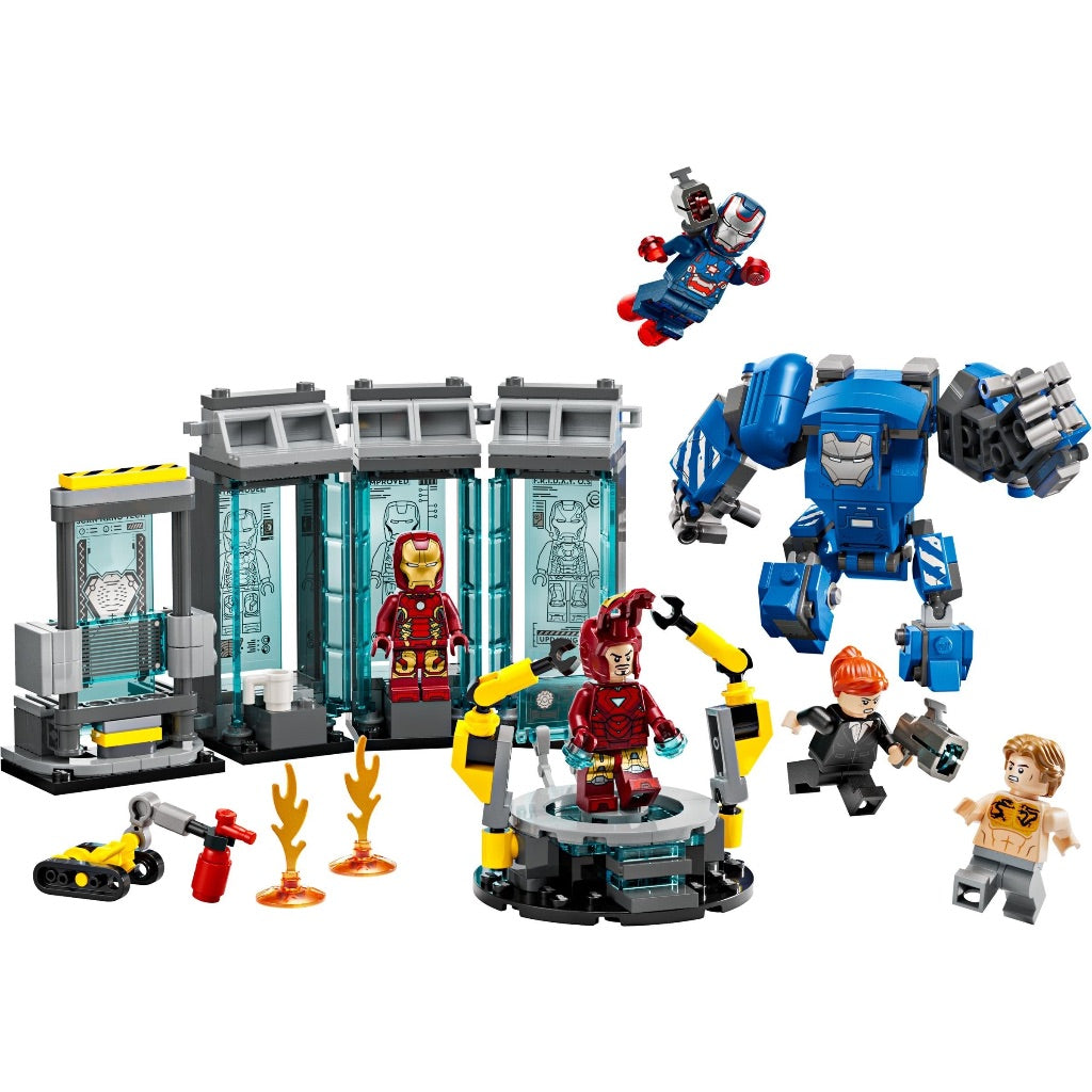 LEGO Marvel: Iron Man's Laboratory - Hall of Armor - 384 Pieces (76315)