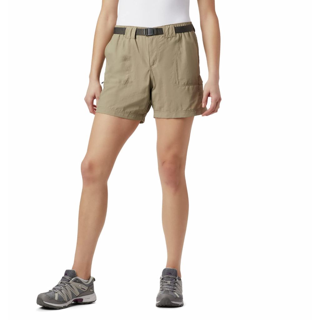 Columbia Women's Plus-Size Sandy River Plus Size Cargo Short Shorts, tusk, 1Xx6