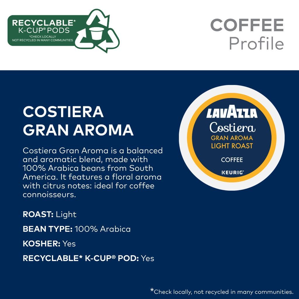 Lavazza Coffee Keurig K-Cup Coffee Pods Variety Pack, 64 Count