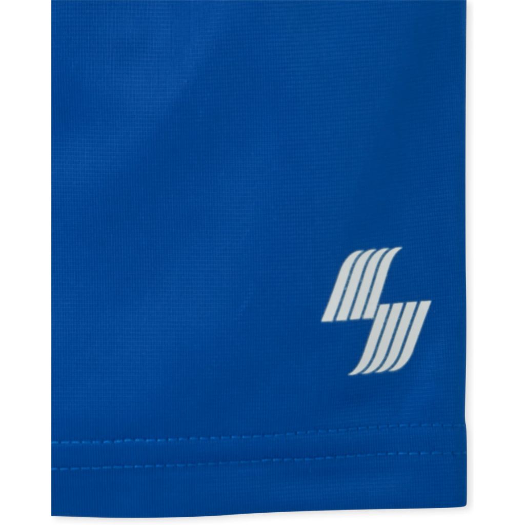 SZ 9-12M The Children's Place Baby Boys and Toddler Athletic Basketball Shorts, Renew Blue Single