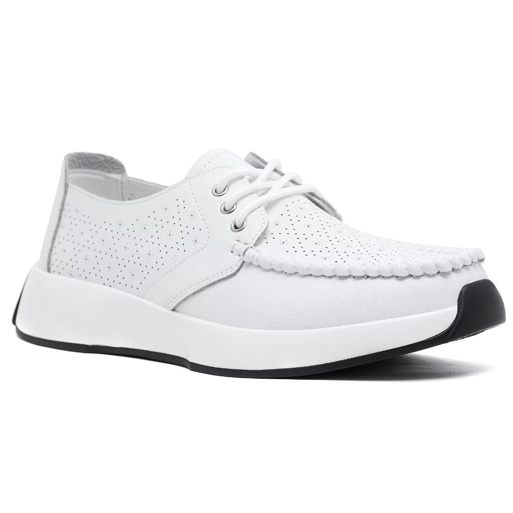 Women's Orthopedic Loafers, White - size 8.5