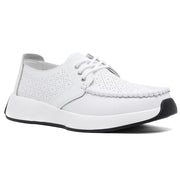 Women's Orthopedic Loafers, White - size 8.5