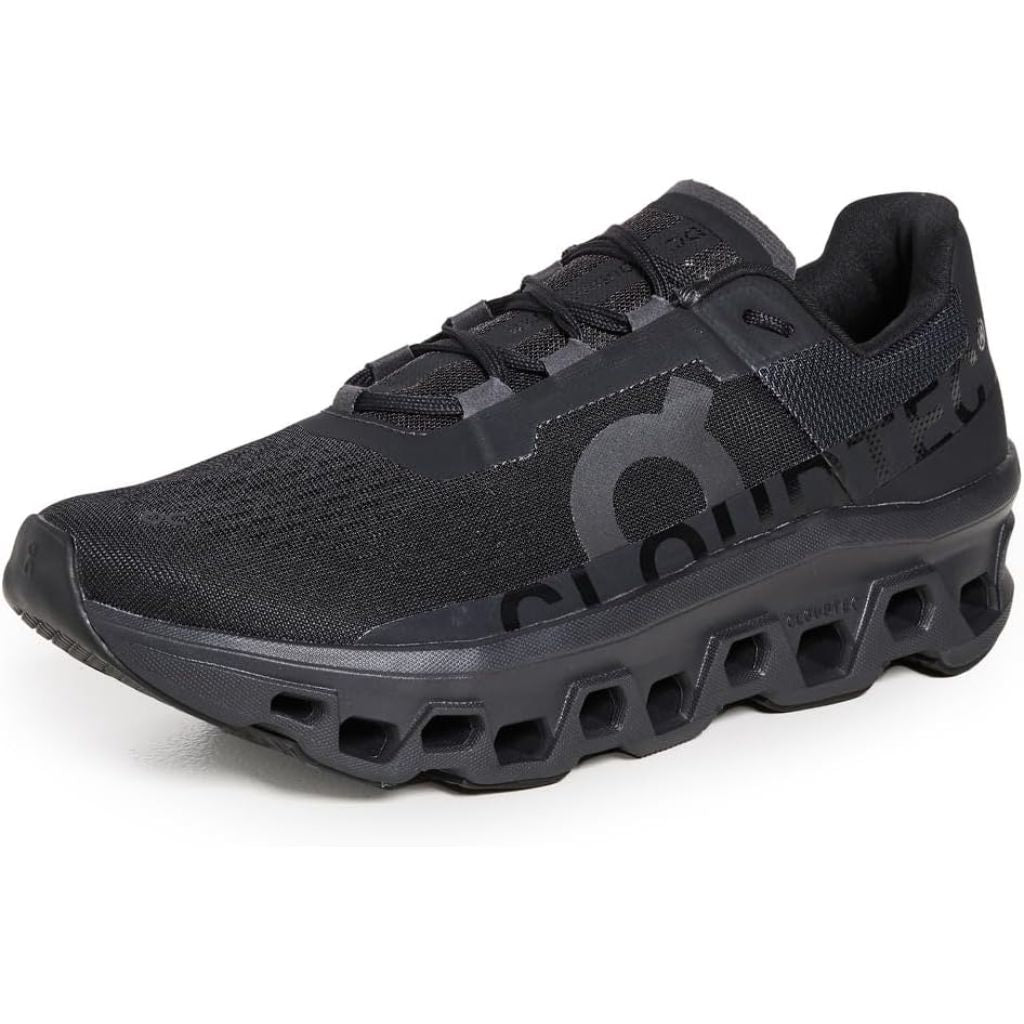 SZ 9.5, On Men's Cloudmonster Sneakers | All Black