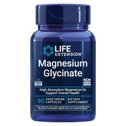 Life Extension Magnesium Glycinate, Heart Health, Bone Health, Nerve and Muscle Support, 90 Capsules