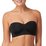 SZ L, Maidenform womens Pure Comfort Strapless Wireless Dm7685 Bra, Black