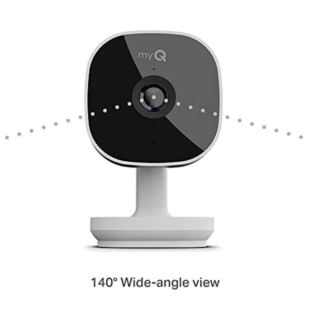 myQ- Chamberlain Garage Plug-in Indoor and Outdoor Smart-Enabled Security Camera