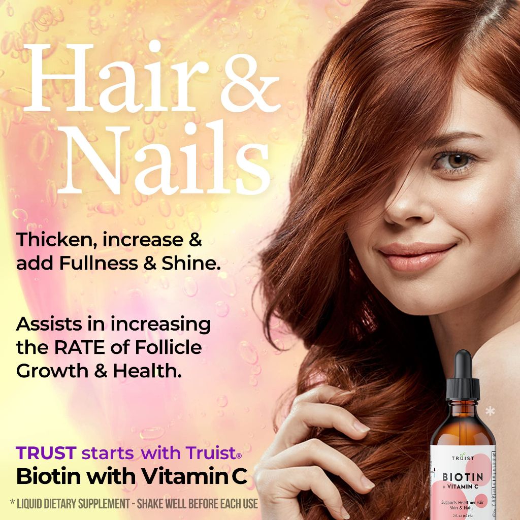 Pure Biotin Liquid Drops 10000mcg - 60 Day Supply / 2.0 Fl. (60ml)