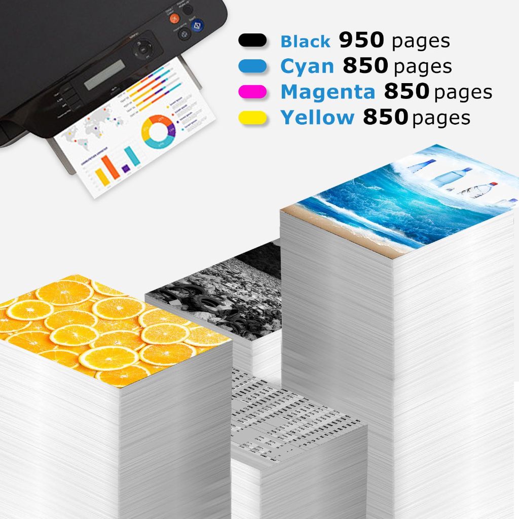 902XL Ink Cartridges Combo Pack for HP 902 XL Black