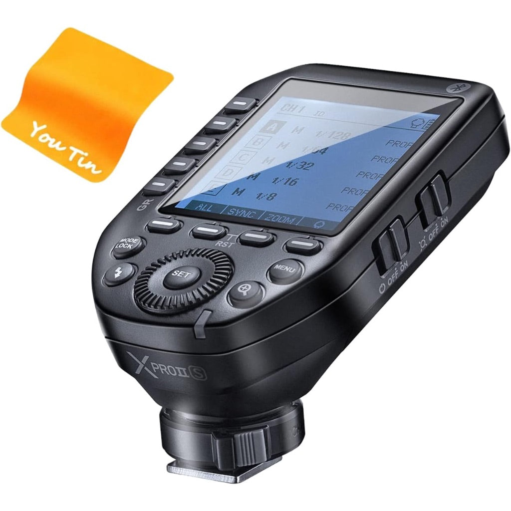 Godox XProII-S TTL Flash Trigger for Sony Cameras, Bluetooth APP Control, HSS 1/8000S, TCM Transform Function, Large LCD Display