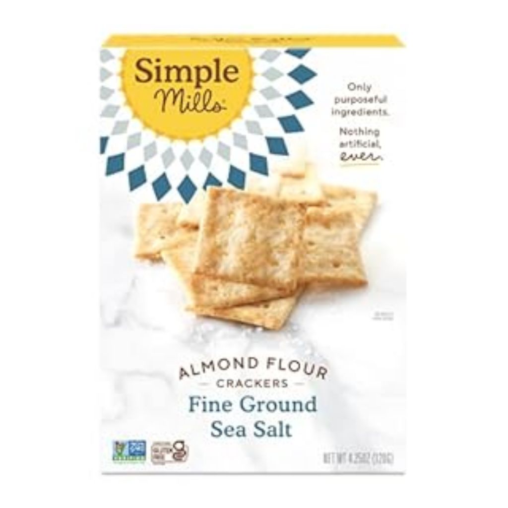 ALMOND FLOUR CRACKERS, SEA SALT