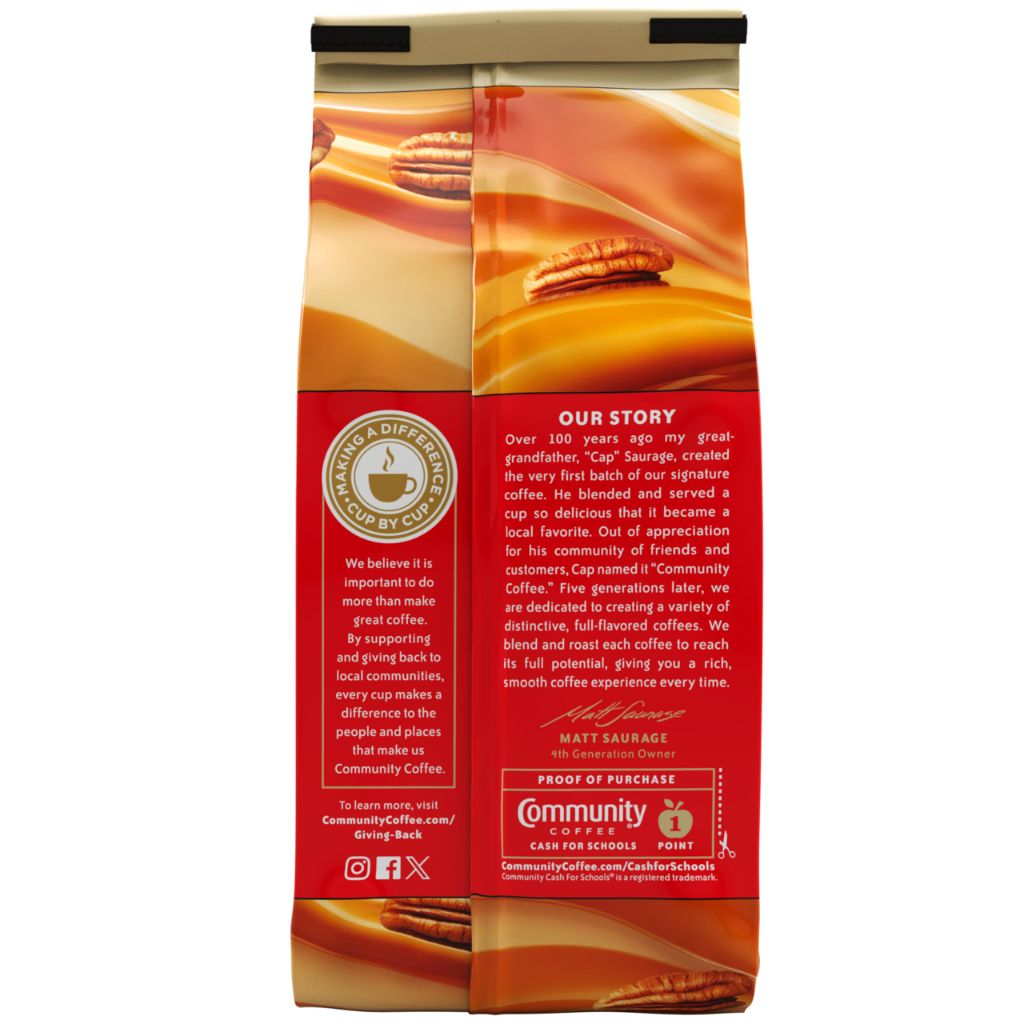 Community Coffee Southern Pecan Praline Medium Roast Ground Coffee - 12oz Bag