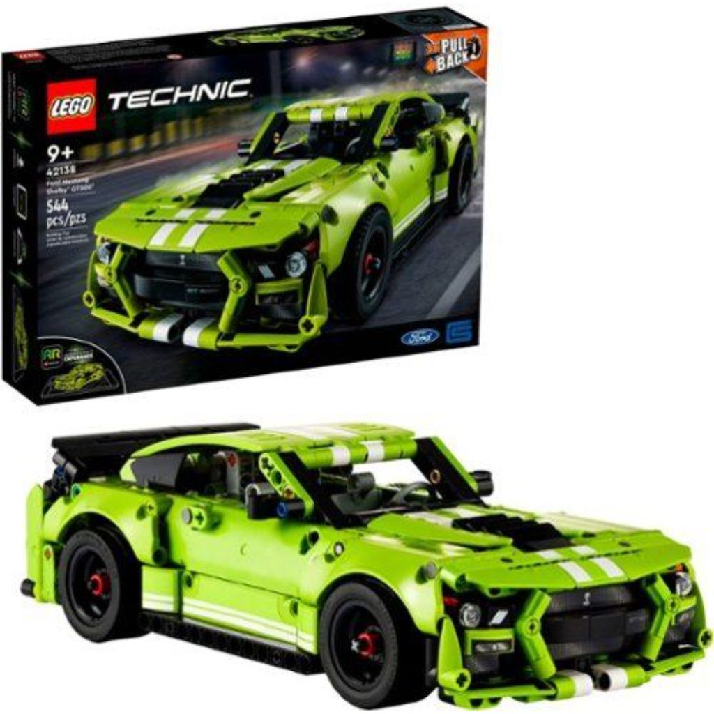 LEGO Technic Ford Mustang Shelby GT500 AR Race Car Toy 42138