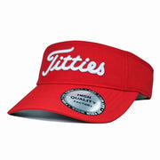 Tittiess Golf Visors Hats for Men Women ,Red 2