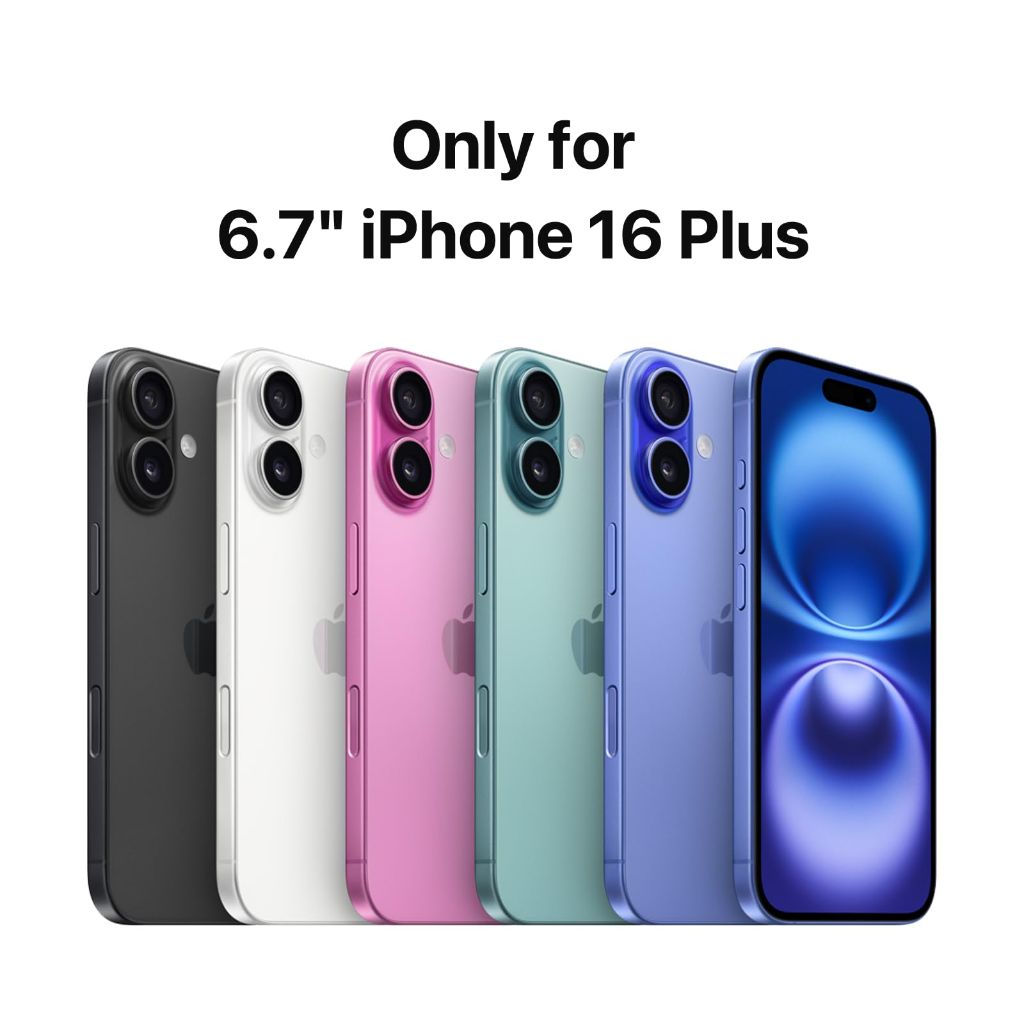 MAGEASY Case for iPhone 16 Plus 6.7" - Never Yellowing Crystal Clear Case | Bright M - Transparent