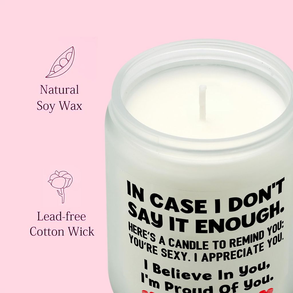 Lihome Natural Soy Wax Vanilla Coconut Scented Candles (7oz)