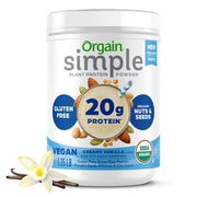 Orgain Simple Organic Vegan Plant-Based Protein Powder - Vanilla, 1.25 lbs.