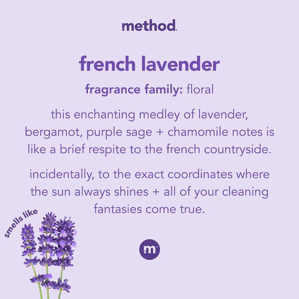 Method Plant-Based Hand Wash Pump Bottle - French Lavender, 12 fl. oz.