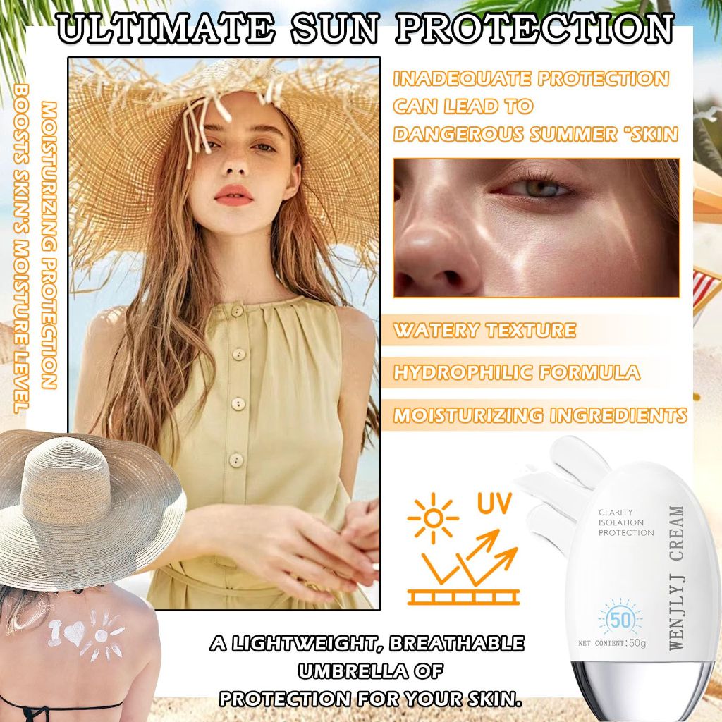 Nicor Hydrating Face Sunscreen,Tinted Moisturizer with SPF50 PA+ - 50g
