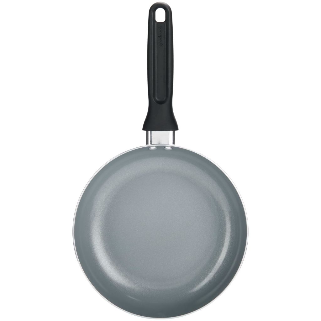 GoodCook Basics Fry Pan Ceramic Nonstick Aluminum Construction for Even Heating Non-Toxic PTFE & PFOA Free, 8-Inch, Blue