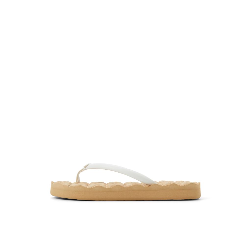 SZ 9, Roxy Women's Shoresoft Flip Flop | White