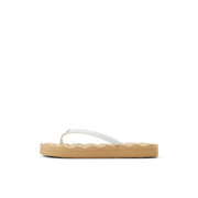 SZ 9, Roxy Women's Shoresoft Flip Flop | White