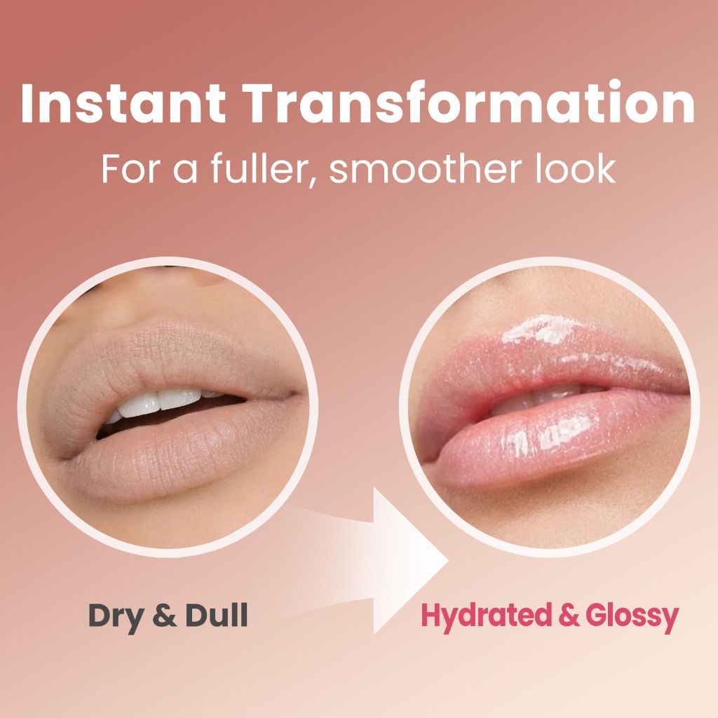 Bob Shimmering Moisturizing Lip Oil for Plumping (01#Candy Rose)