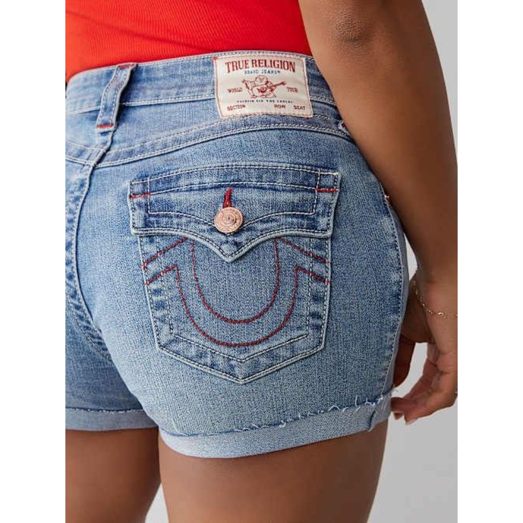 True Religion Women's  Jennie Rolled Short , Size 26