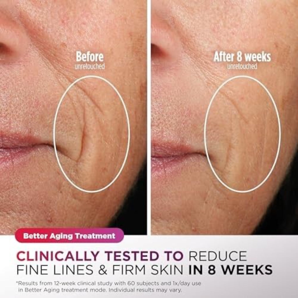 Shark CryoGlow Stand Bundle | Red Blue & Infrared IQLED Face Mask & Under Eye Cooling (Blue Frost | FW312S