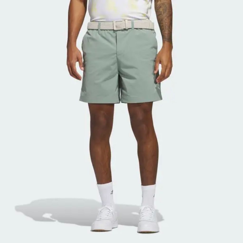Adidas Men's Beyond 6.5-Inch Pull On Short, Silver Green, Large