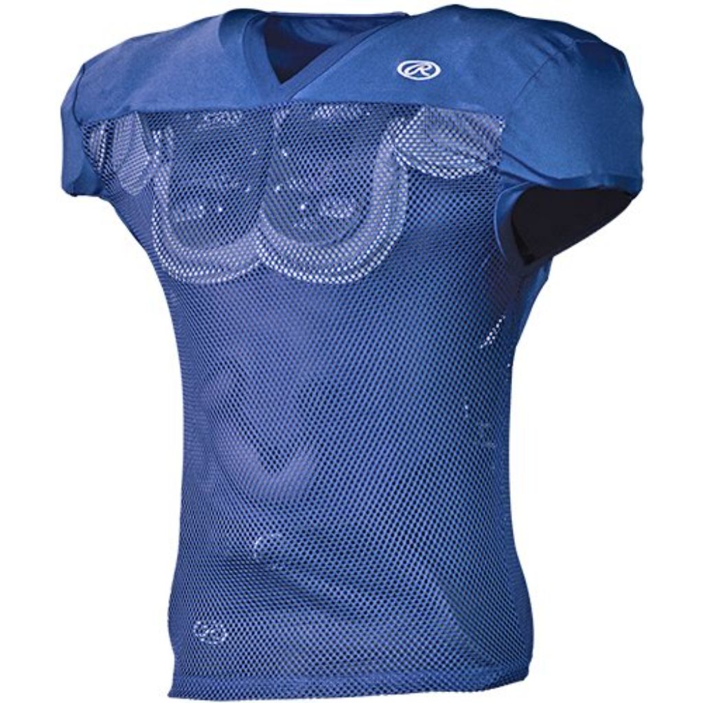 Rawlings | Premium Pro Cut Practice Football Jersey | Royal | Adult Small