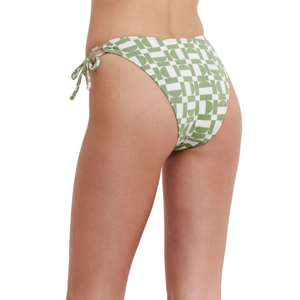 Gottex Flirtt Women's Multicolor Green Geometric Abstract Bikini Bottom -L
